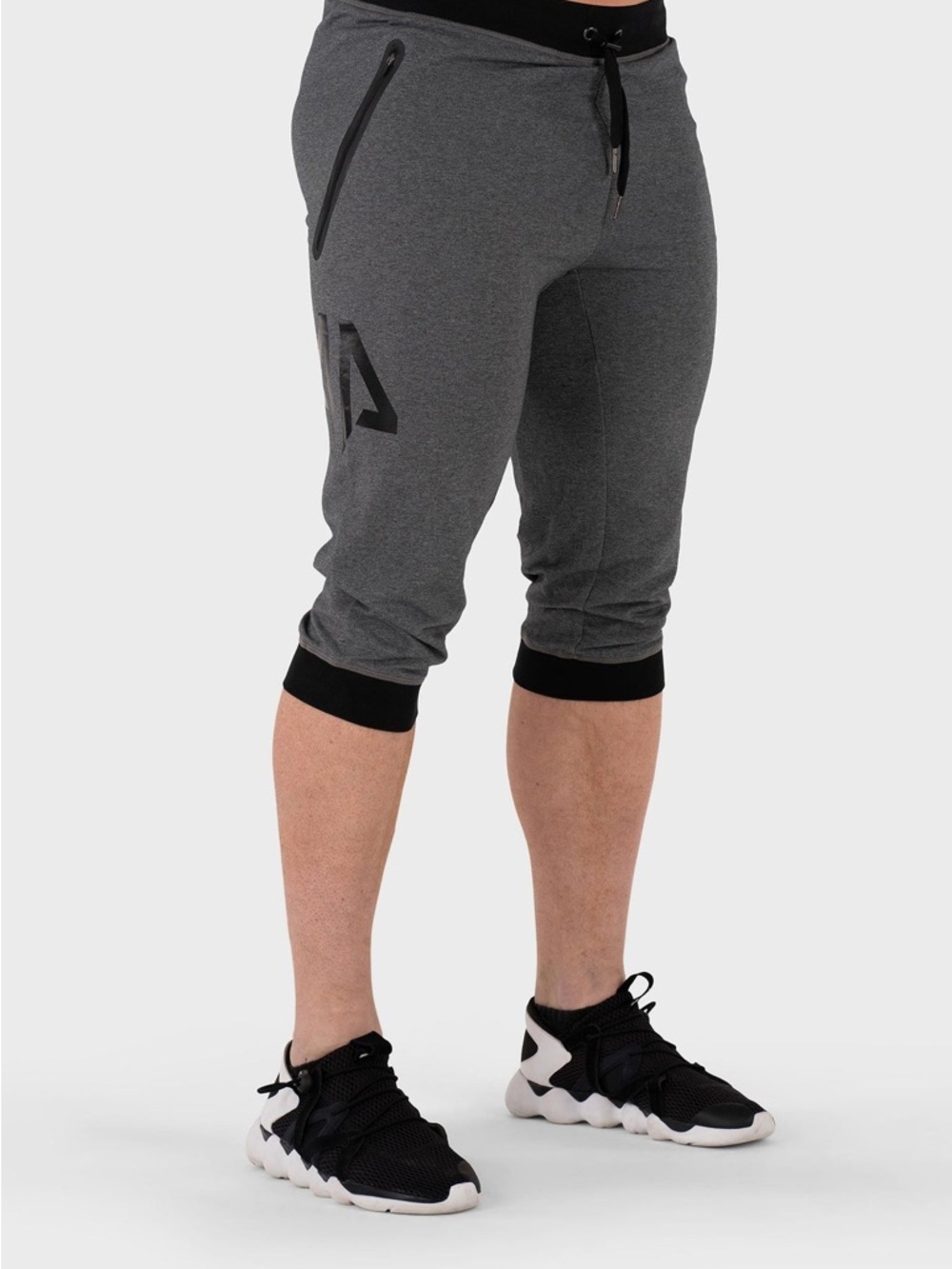 Men's Athletic Gray Jogger Shorts